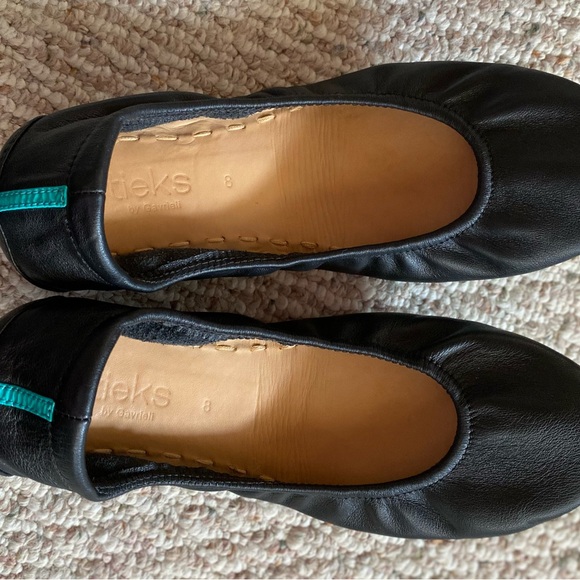 Matte Black Tieks, Size 8 - Picture 2 of 10